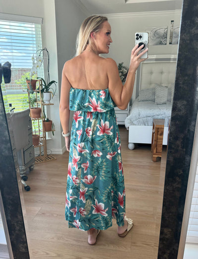 Topanga Tropical Sleeveless Maxi Dress