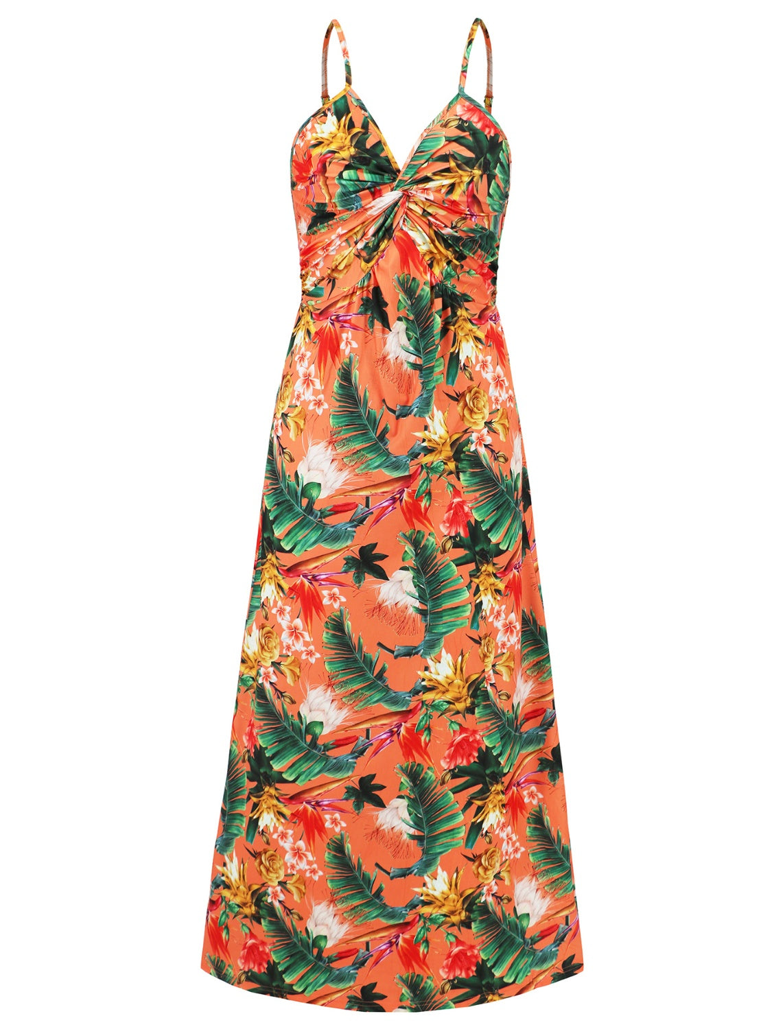 Kahlani Twisted Floral Cami Maxi Dress