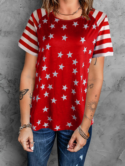 Stars and Striped Short Sleeve Tee