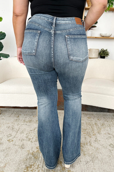 Halsey Judy Blue High Waist Tummy Control Flare Jeans