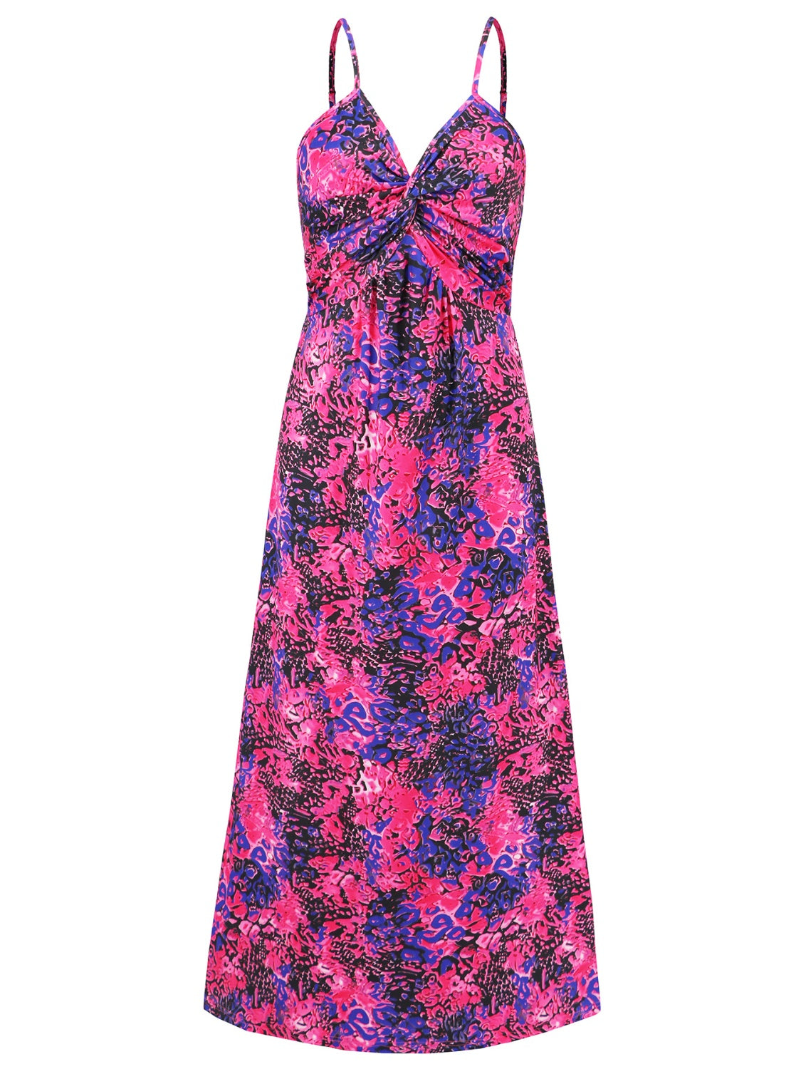 Kahlani Twisted Floral Cami Maxi Dress