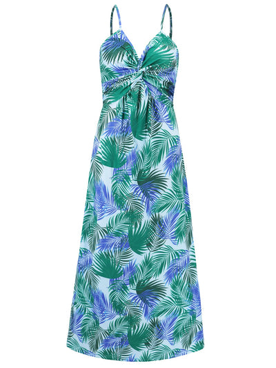 Kahlani Twisted Floral Cami Maxi Dress