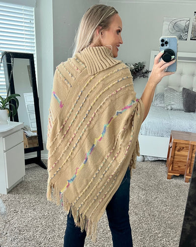 Knit ponchos