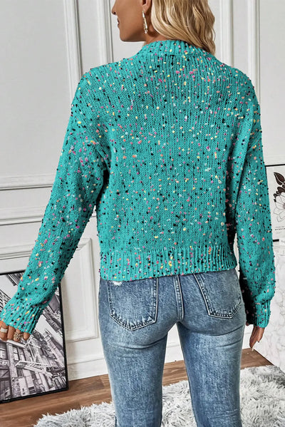 Jasmine Confetti Sparkle Button Front Cardigan