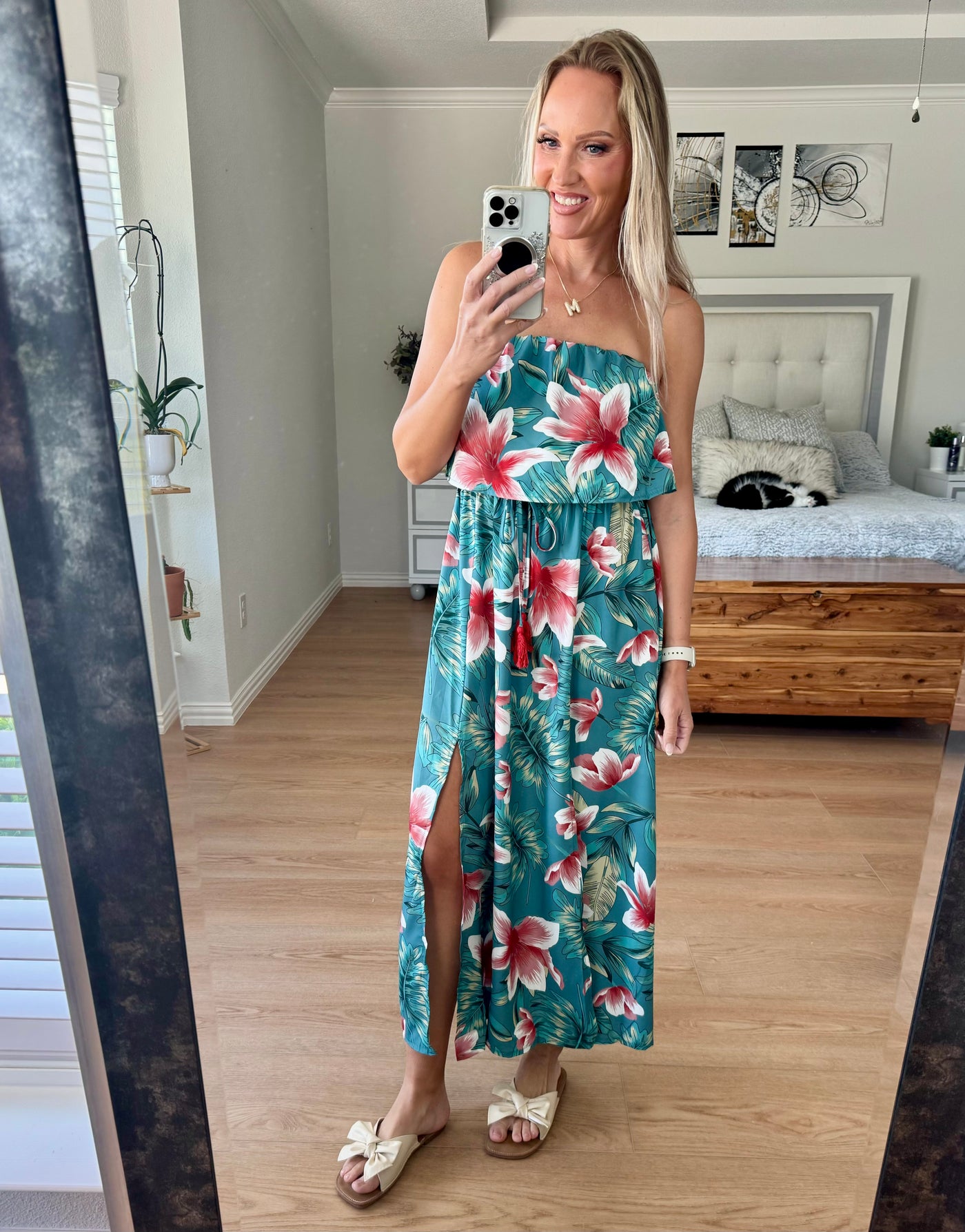 Topanga Tropical Sleeveless Maxi Dress