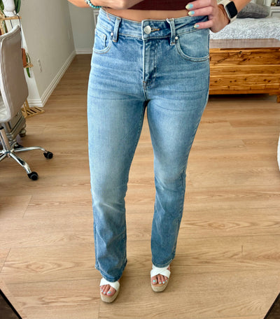 Riley RISEN Mid Rise Bootcut Jeans