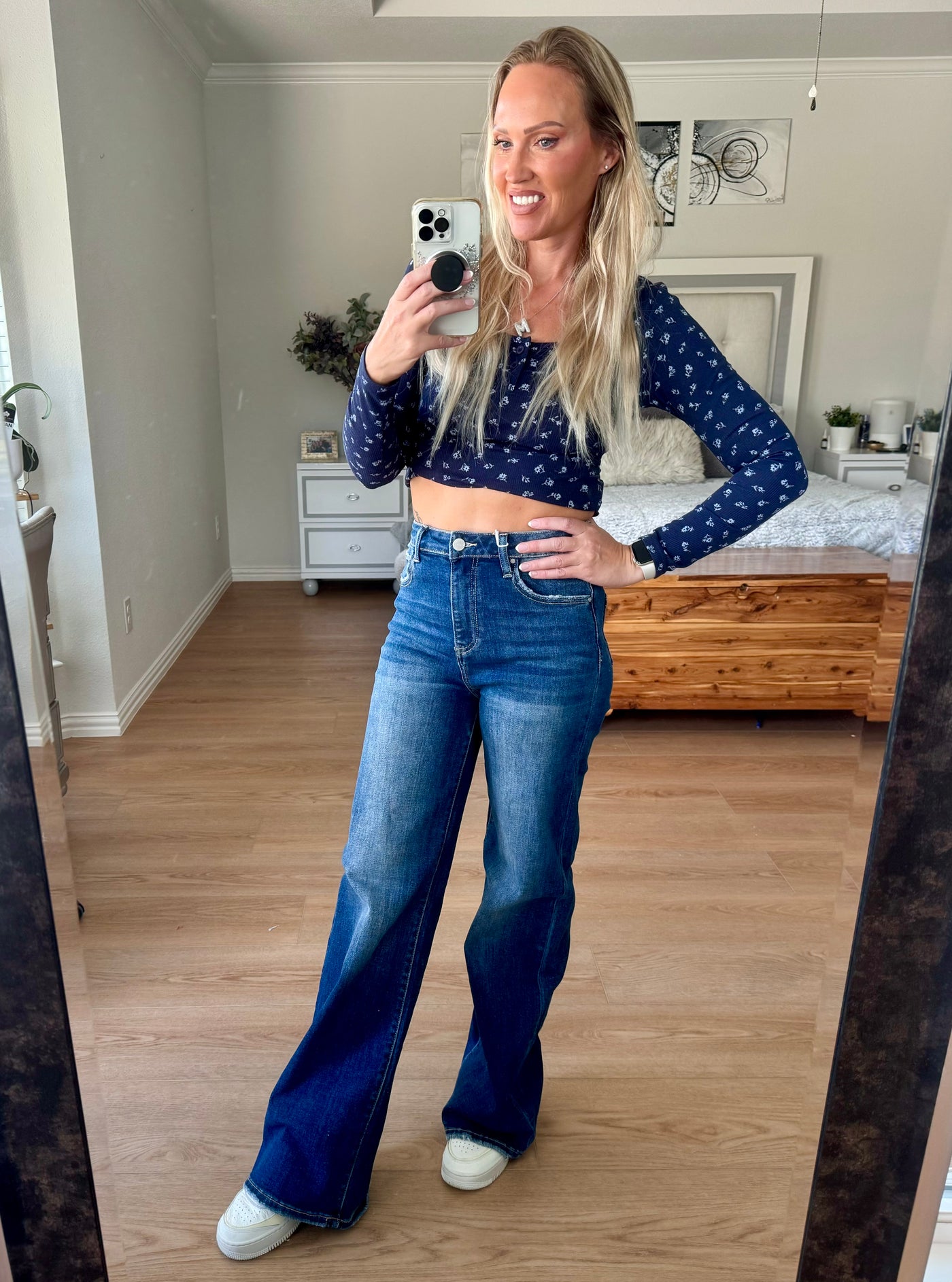 Sammi RISEN High Rise Wide Leg Jeans