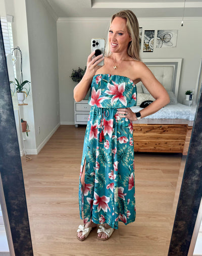 Topanga Tropical Sleeveless Maxi Dress