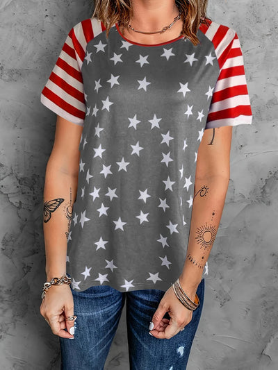 Stars and Striped Short Sleeve Tee