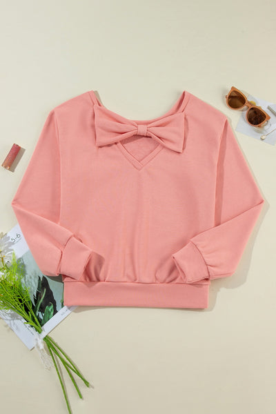 Bailee Bow Sweatshirt