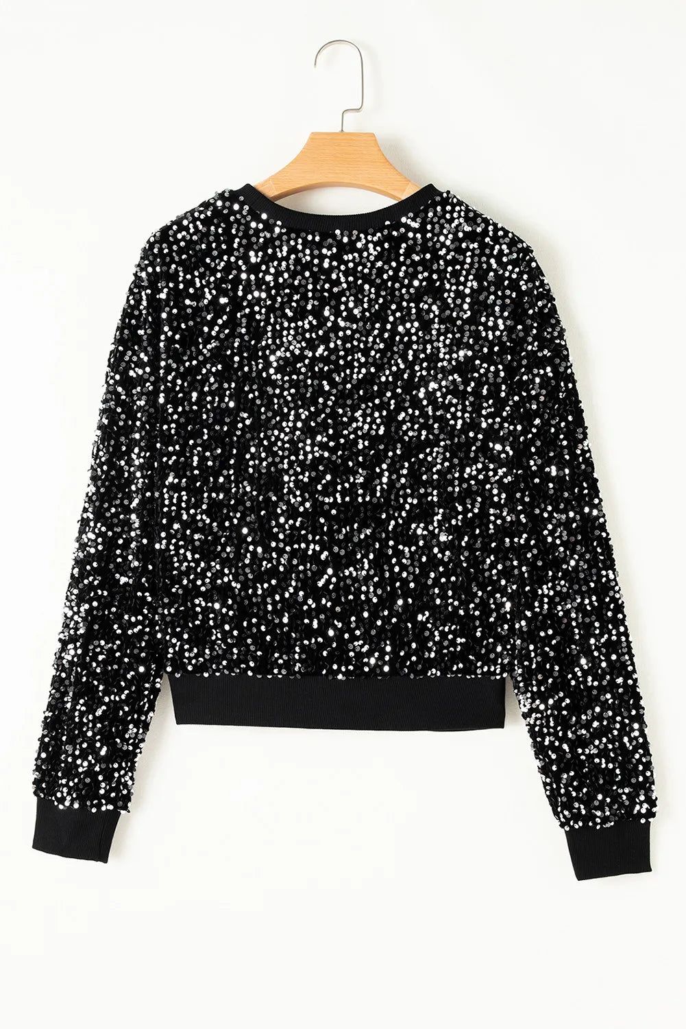 Savanah Sequin Long Sleeve Top