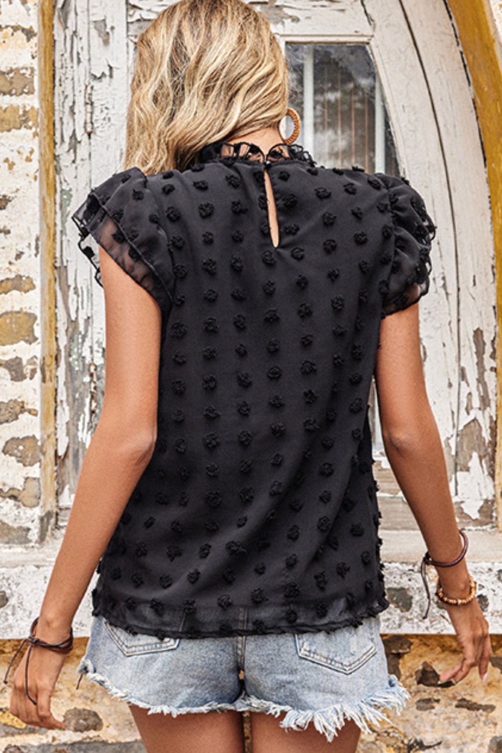 Sammi Swiss Dot Top