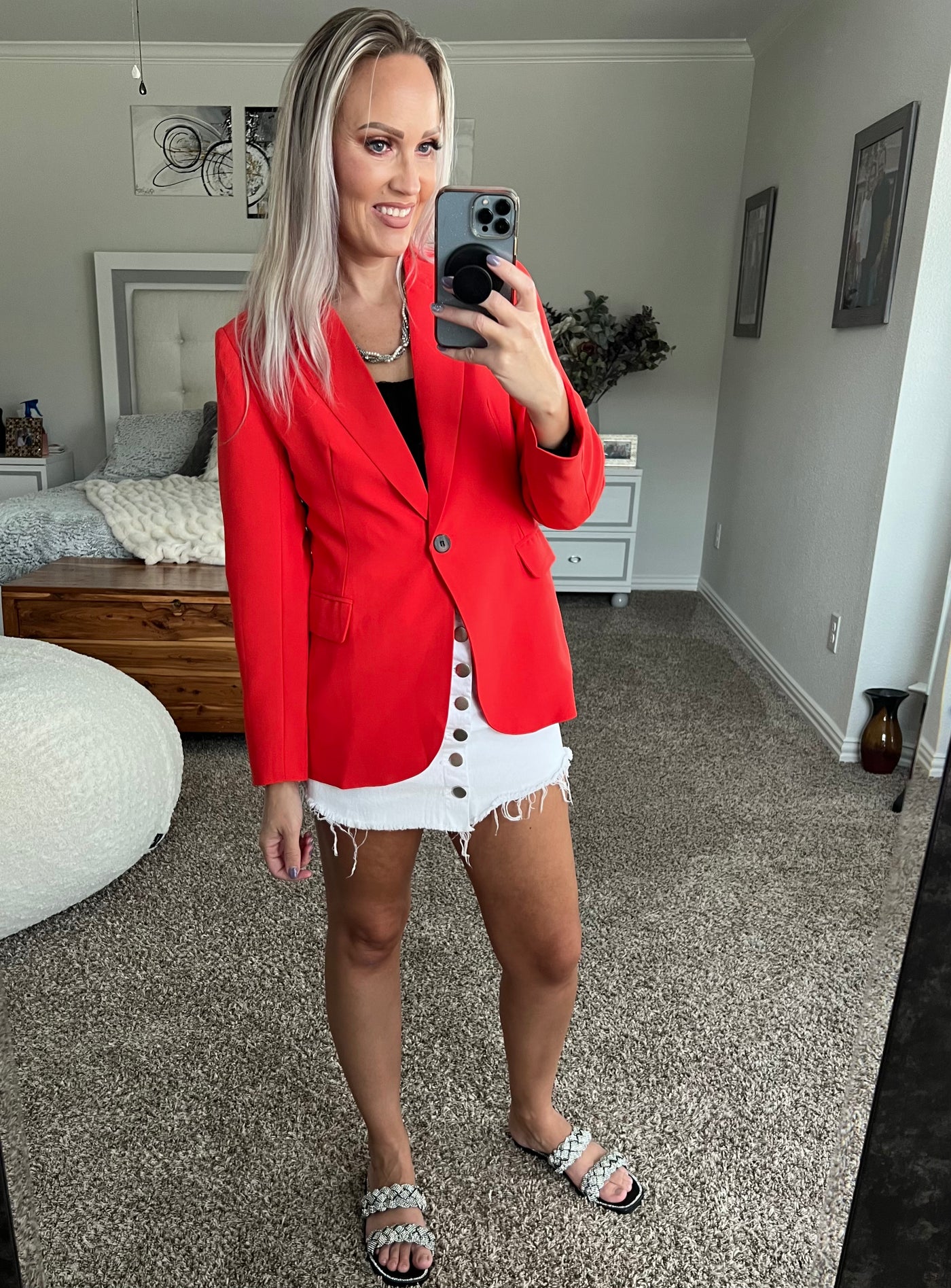 Tamara Button Blazer