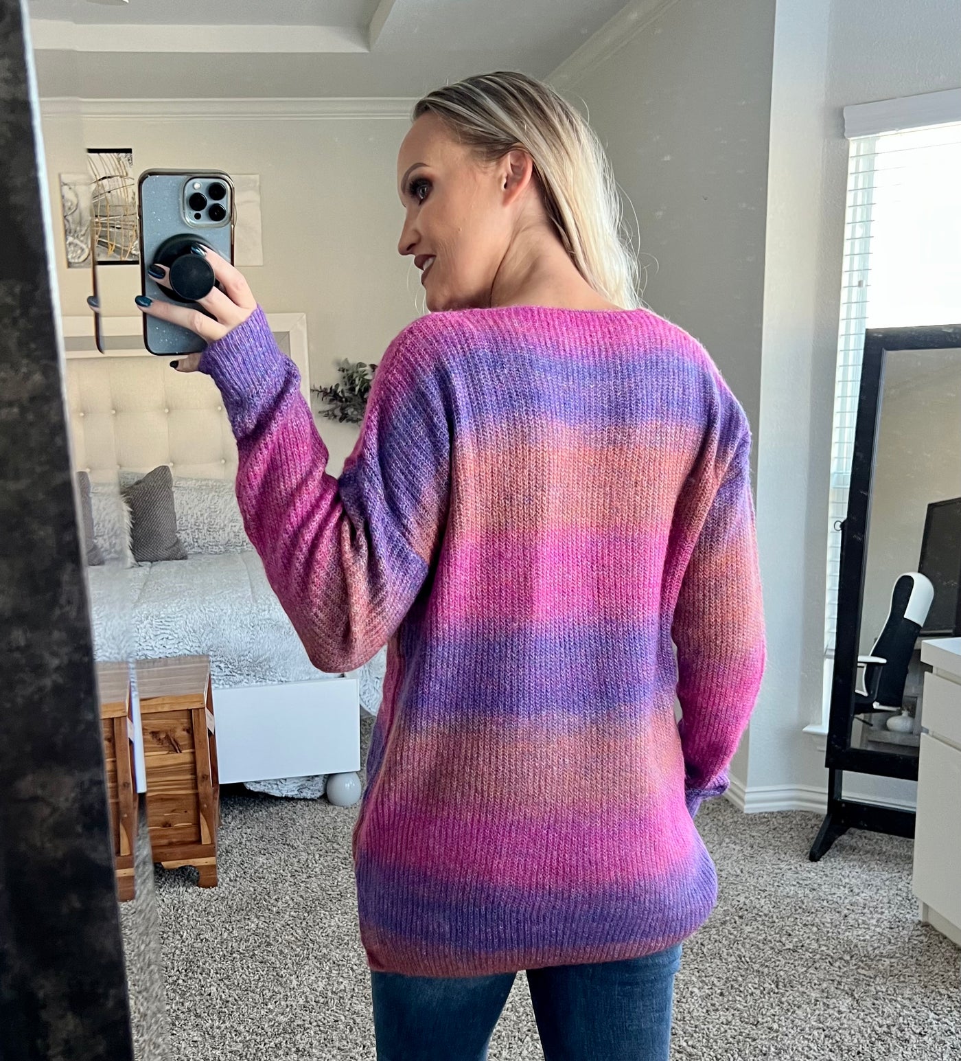 Oaklynn Ombré Soft Knit Sweater