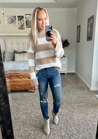 Samantha Striped Sweater